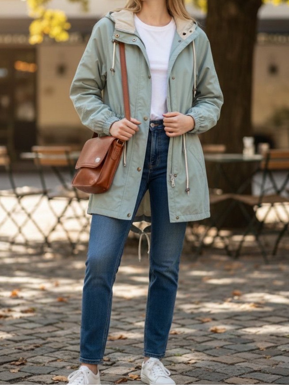 London Fog Jacket Light Green